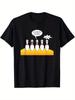 Funny Bowling Pins Oh No Here Comes The Ball Graphic T Shirt for Women Summer Casual Short Sleeve Tee Perfect Gift for Bowlers