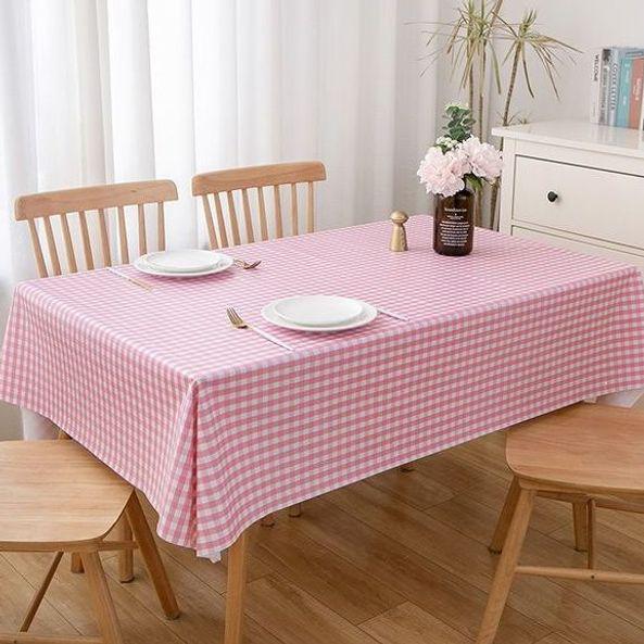 Waterproof PVC Tablecloth: Oil & Scald-Proof, Wash-Free Dining & Coffee Table Cover for Student Dorms