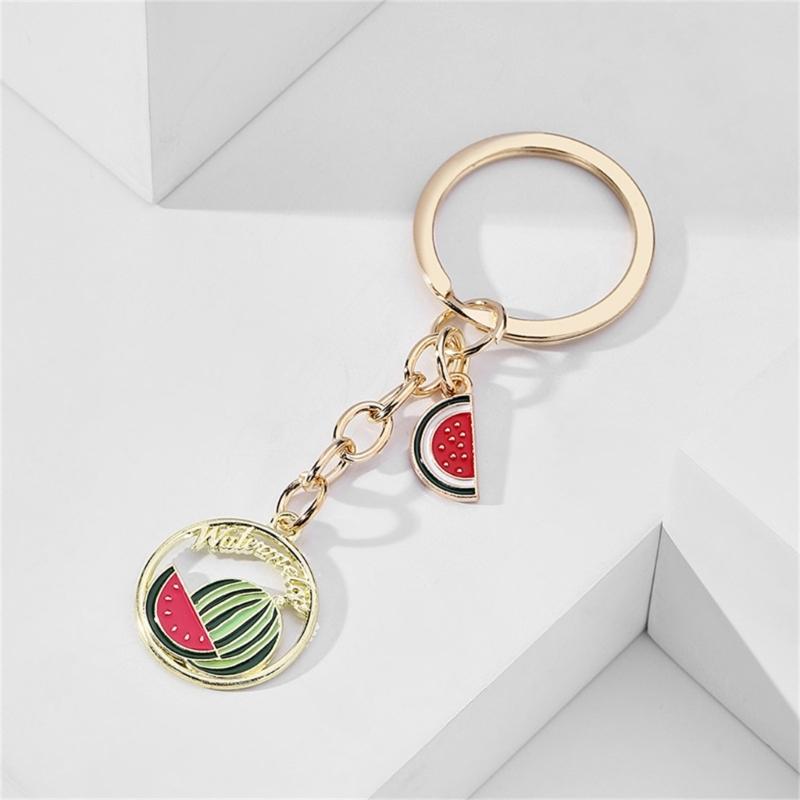 Lovely Keychains Cherry Heart Plant Fruit Keyrings Pendant Designs for Trendy Women And Girls As Friendship Gifts