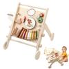 Make Baby Walker and Drum Wooden Toy for Pretend Includes Double and Includes a Push and Standing Up Educational Toy for Toddlers and Perfect for and