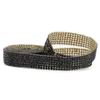 1pcs 1.2cm Width Rhinestone Ribbon Trim Iron On Crystal Glass Mesh Banding  For DIY Crafts