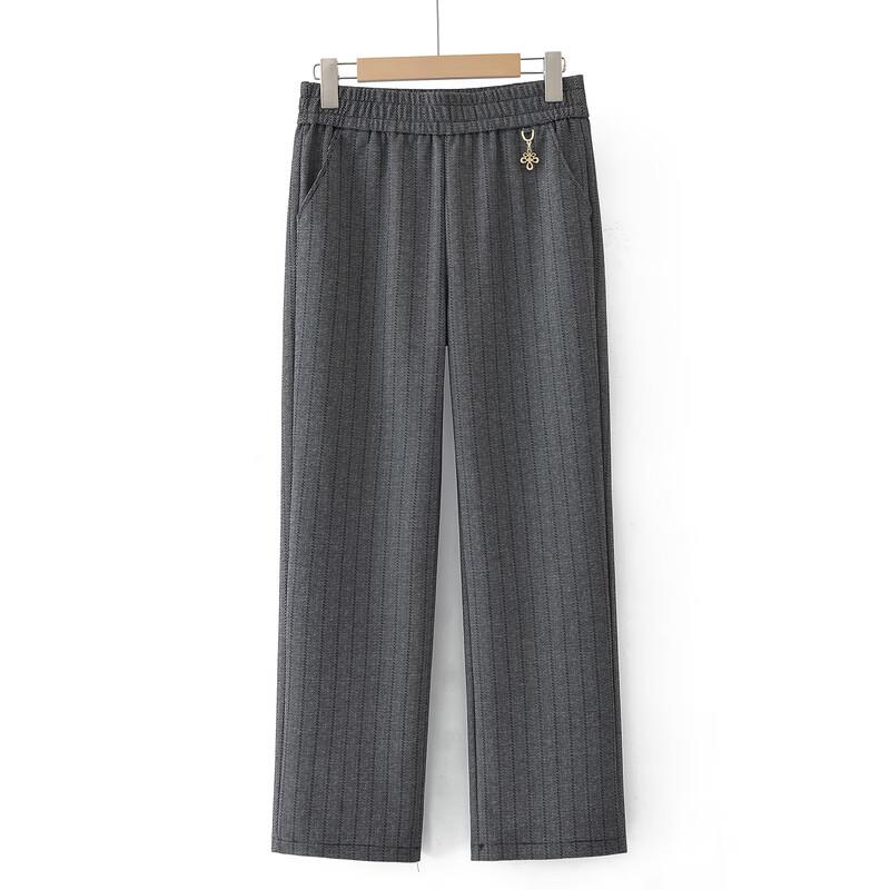 YUZHAOLIN Spring Autumn Casual Straight-Leg Pants for Moms