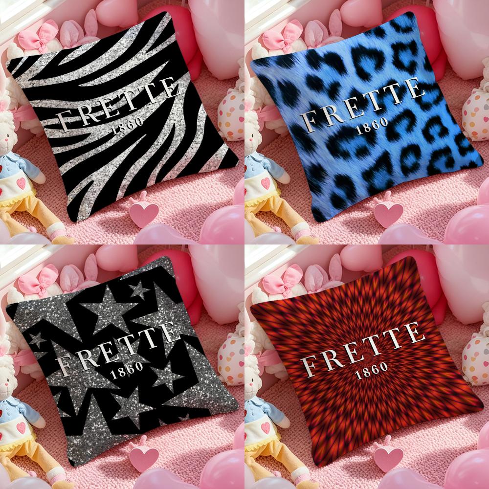 F-FREITAGS Fashion Cushion Cover Pattern Printed Pillowcase for Living Room Sofa Cushion Cover & Bedroom Decor