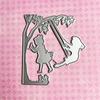 Schaukel Metall Stanzformen Schablonen für DIY Scrapbooking Dekorative Prägung Papierkarten Vorlage Dekor Stanzteile