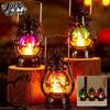 Retro Oil Lamp Halloween Luminous Decoration Ornament Pumpkin Lantern Restaurant LED Electronic Mall Amusement Park Decoration
