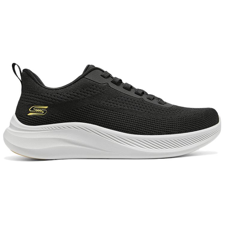 Skechers Comfortable Casual Durable Low-Top Lifestyle Shoes Men Sneaker Black 118155-BLK