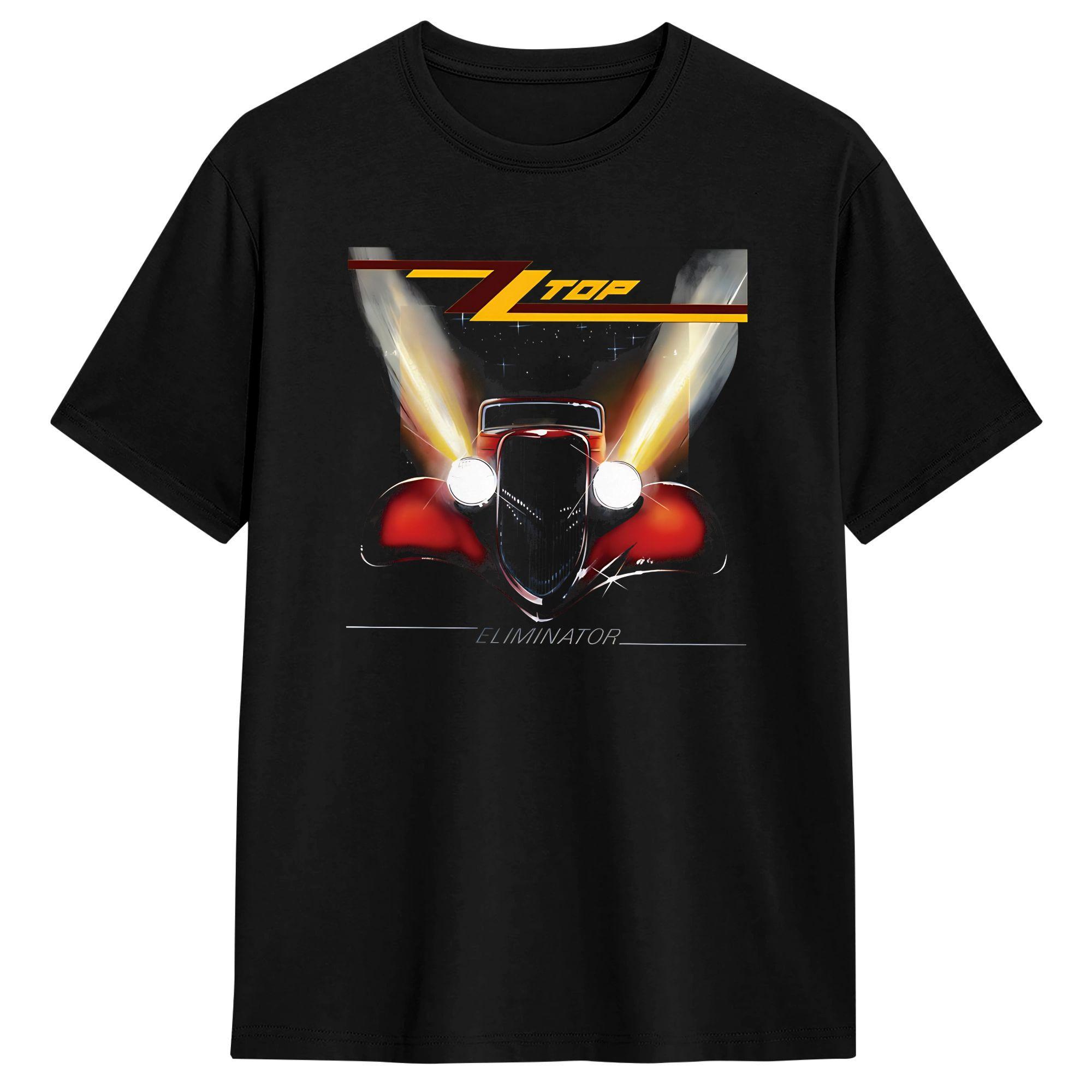 

ZZ Top Music Band T-Shirts Men Novelty Pure Cotton Tee Shirt Crew Neck Short Sleeve T Shirt Summer Clothing 5XL різнокольоровий