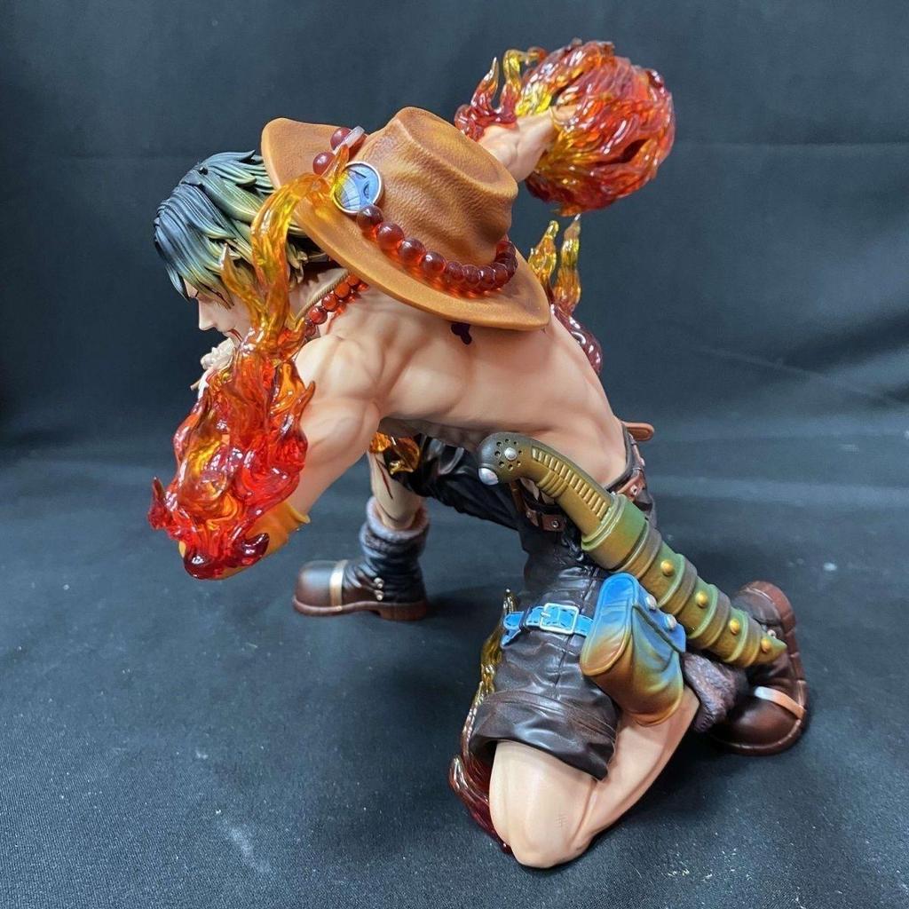 One Piece Anime-Charakter Potkas D. Ace Figur - Anime Charakter Sammlung Schreibtisch Auto Dekoration Geschenk Höhe 20cm