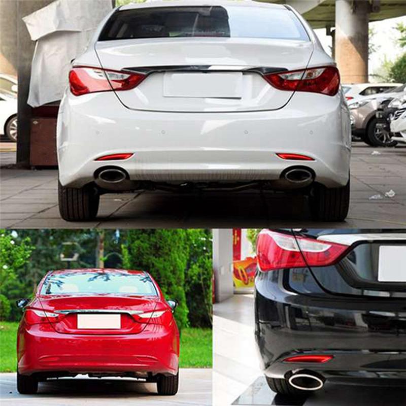 Car Rear Bumper Reflector Brake Light Turn Signal Fog Lamp Parts For Hyundai Sonata 8 2010 2011 2012 2013 2014 2015