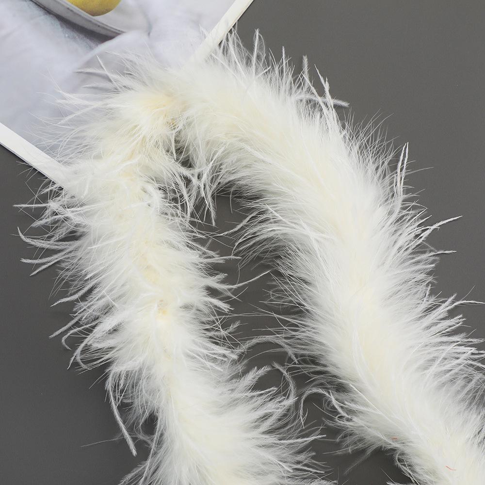 Strisce di Piume di Struzzo Colorate per Costumi da Ballo Fai-da-Te e Accessori