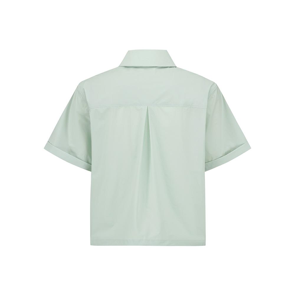 MALBON GOLF Micro Air Dot Out-Pocket Collar Piste Light Mint (Woman)