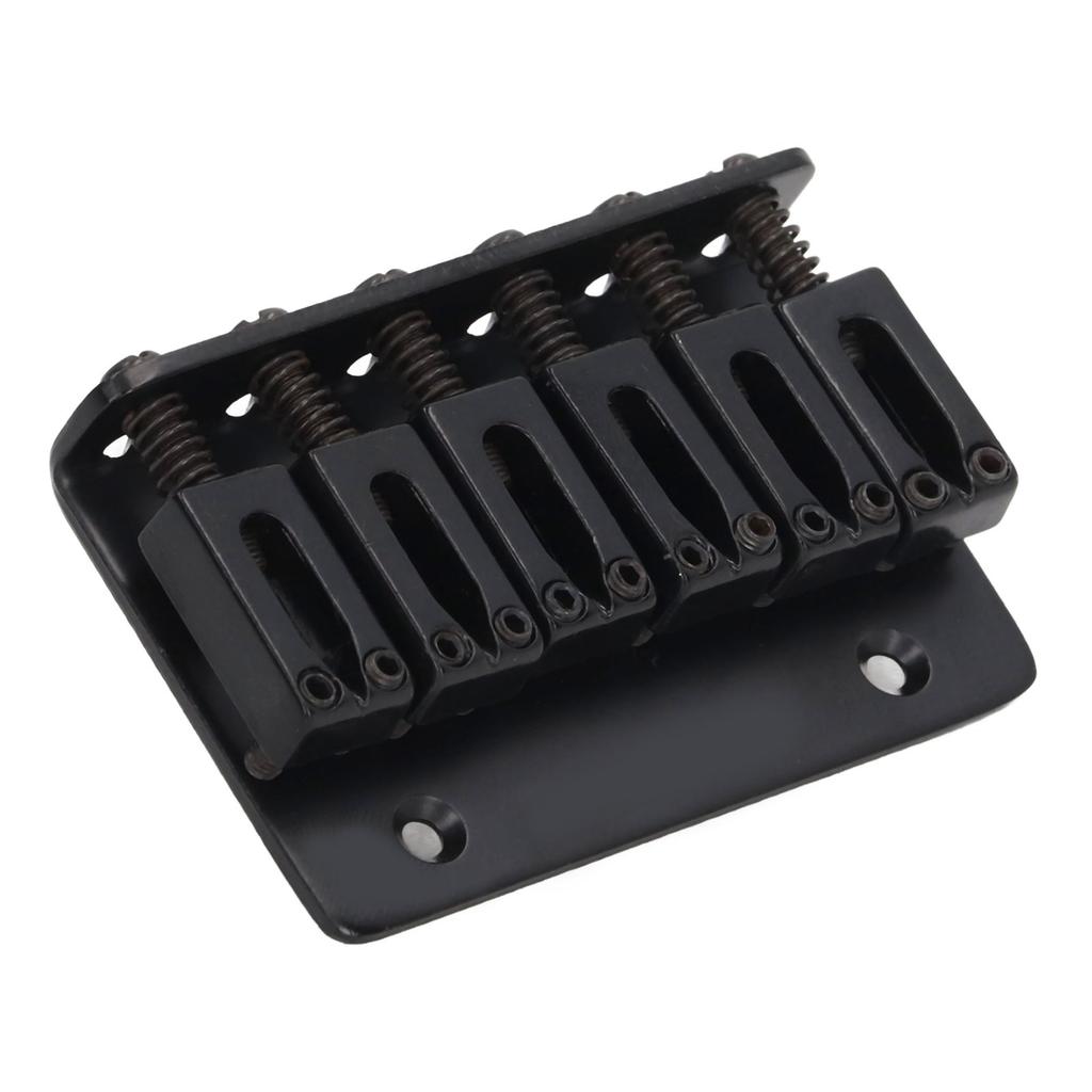 6 String Guitar Fixed Saddle Bridge Hardtail Top Loader Iron Electric Guitar Saddle Bridge