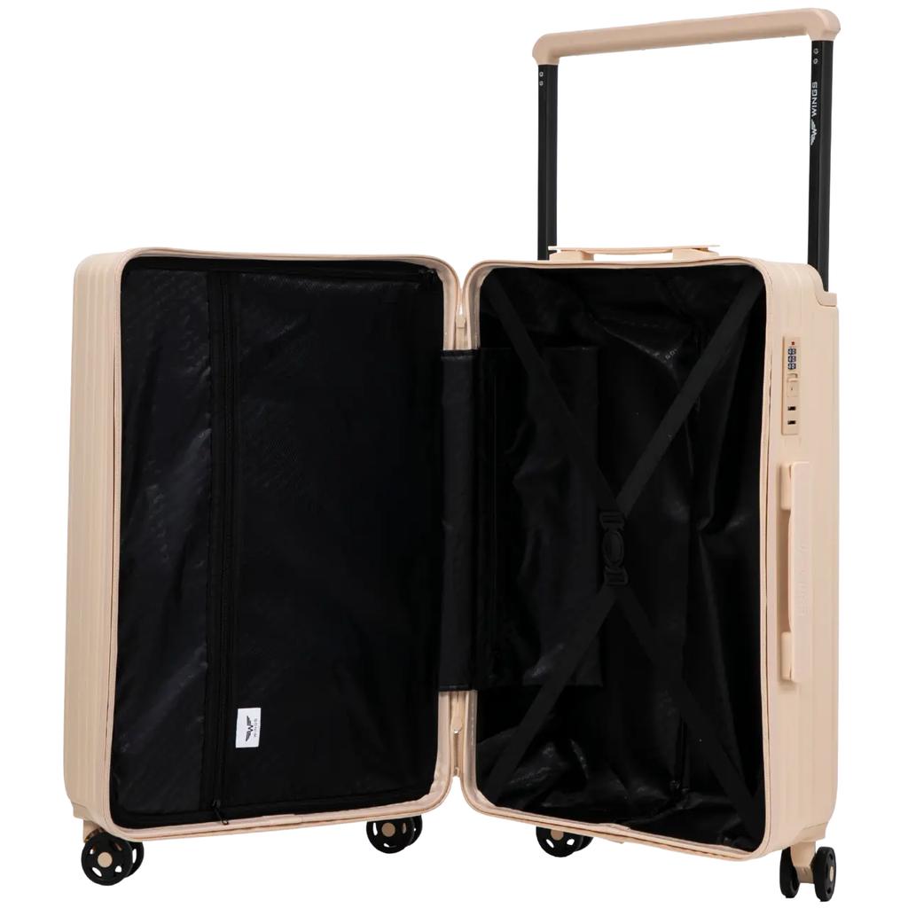 Wings Bunting Abs+ 24" Medium Suitcase Dirty White
