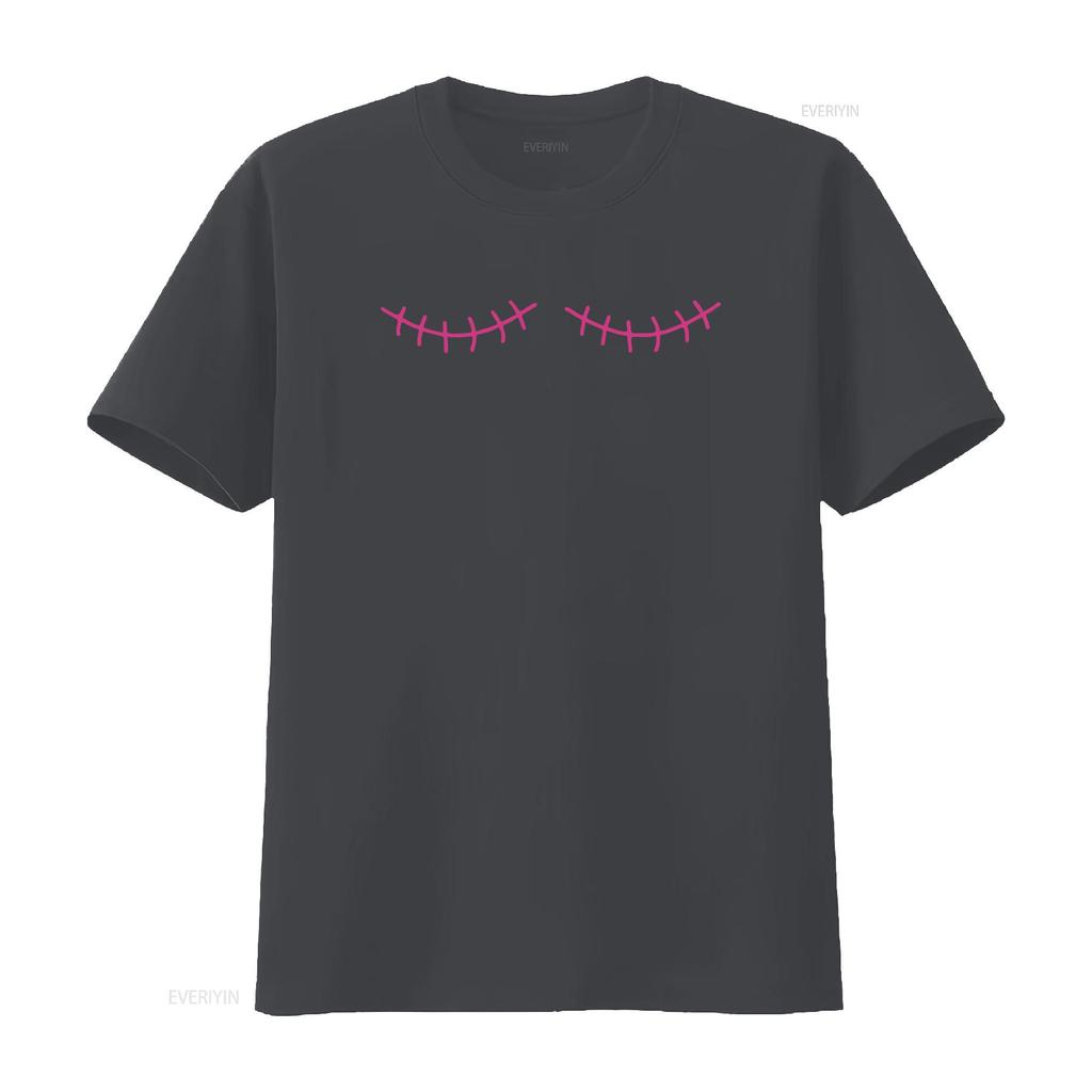 Mastectomy Scar Design T Shirt Breast Surgery Cancer Awareness Boobie Double S Post Survivor vintage Washed