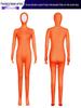 Orange Women's Full Body Zentai Suit for Stage Performance