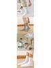 50 Pairs Unisex Disposable Mid-Calf Socks - Odor-Proof, Wash-Free for Travel, Business, Students