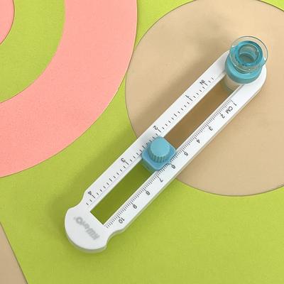 KW-triO Circle Cutter Bussola con rotazione fatta a mano a 360 gradi, diametro del cerchio regolabile, carta fai da te