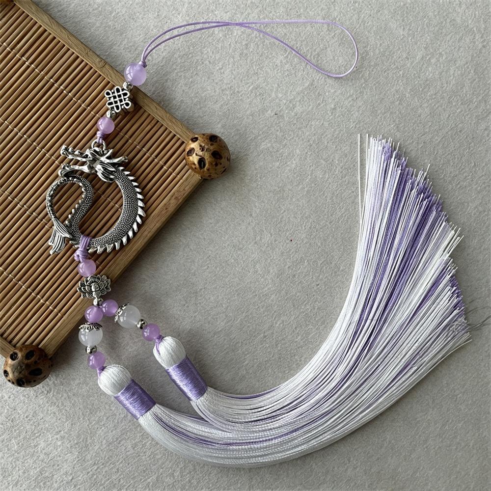 New Alloy Chinese Style Pendant DIY Tassel Ornament Lightweight Ancient Fan Pendant Drop Style Hanging Ornament