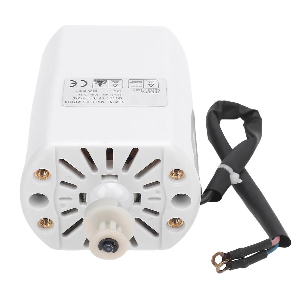 70W Sewing Motor Sewing Machine Motor Multifunctional 5500RPM Powerful Electric Sewing Machine Motor for Home