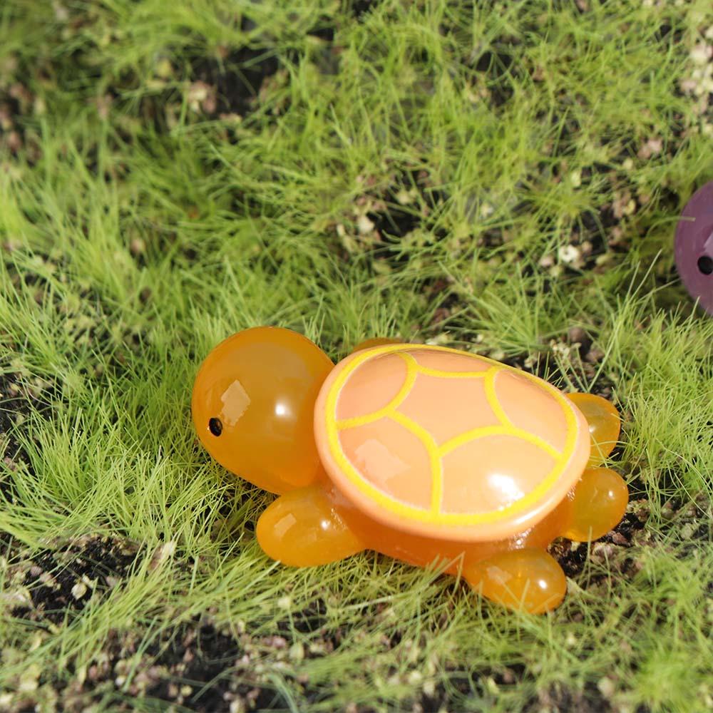 Cartoon Turtle Figurines Miniatures Light In The Dark Turtle Statue Fairy Garden Decorations