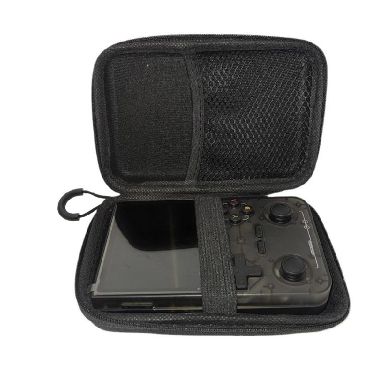 Pouch for R36S R35S K36 Handheld Console Scratchproof Carrying Case Shockproof Storage Bag Hard Case with Mesh Pocket