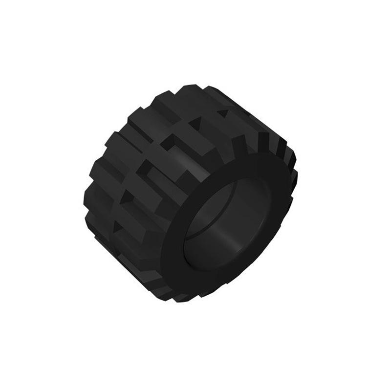 50g Interlocking Building Blocks - MOC 6015 Small 21x12mm Tire Compatible with LEGO Technic Standard