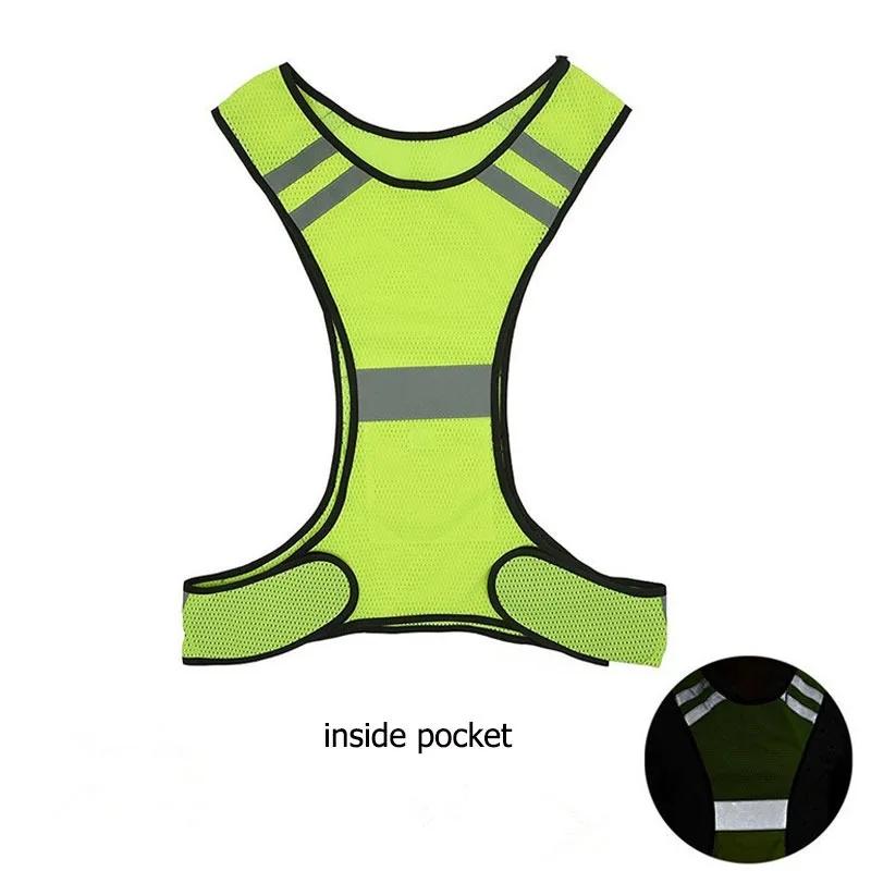Car Motorcycle Reflective Strip Clothing Emergency Reflective Vest For Safety Traffic High Visibility For Cycling Sports Vest