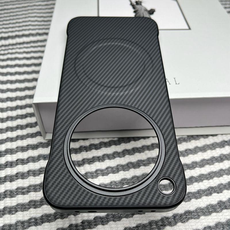 For VIVO X300 Pro Case Hard Carbon Fiber Magnetic Wireless Charging Slim Protective Back Cover For VIVO X300 X200 Pro Mini Shell