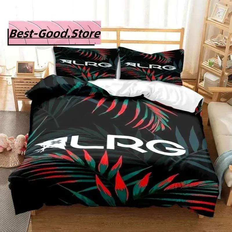3D Clothing Brand LRG Logo Bedding Set Printed Bed Set With Pillowcase Bed Duvet Cover Soft Single Double Queen Super King Size