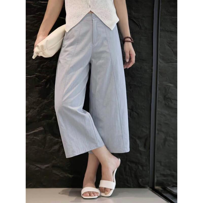 Women s Loose Fit Cropped Casual Pants