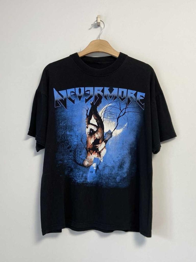 Vintage T-Shirt Nevermore Band Unisex All Size Short Sleeve SA318 FREE SHIPPING