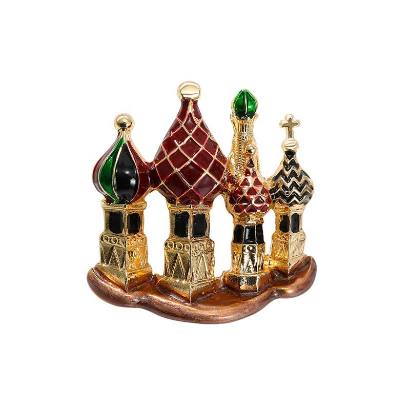 Castle Retro Fashion Versatile Women's Accessory Brooch