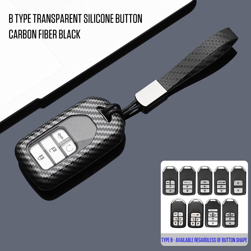 Interior Mouldings For Honda CRV CR-V Fit Civic HR-V HRV City Odyssey XR-V Accord Stepwgn Elysion Pilot Car Key Cover Case Shell