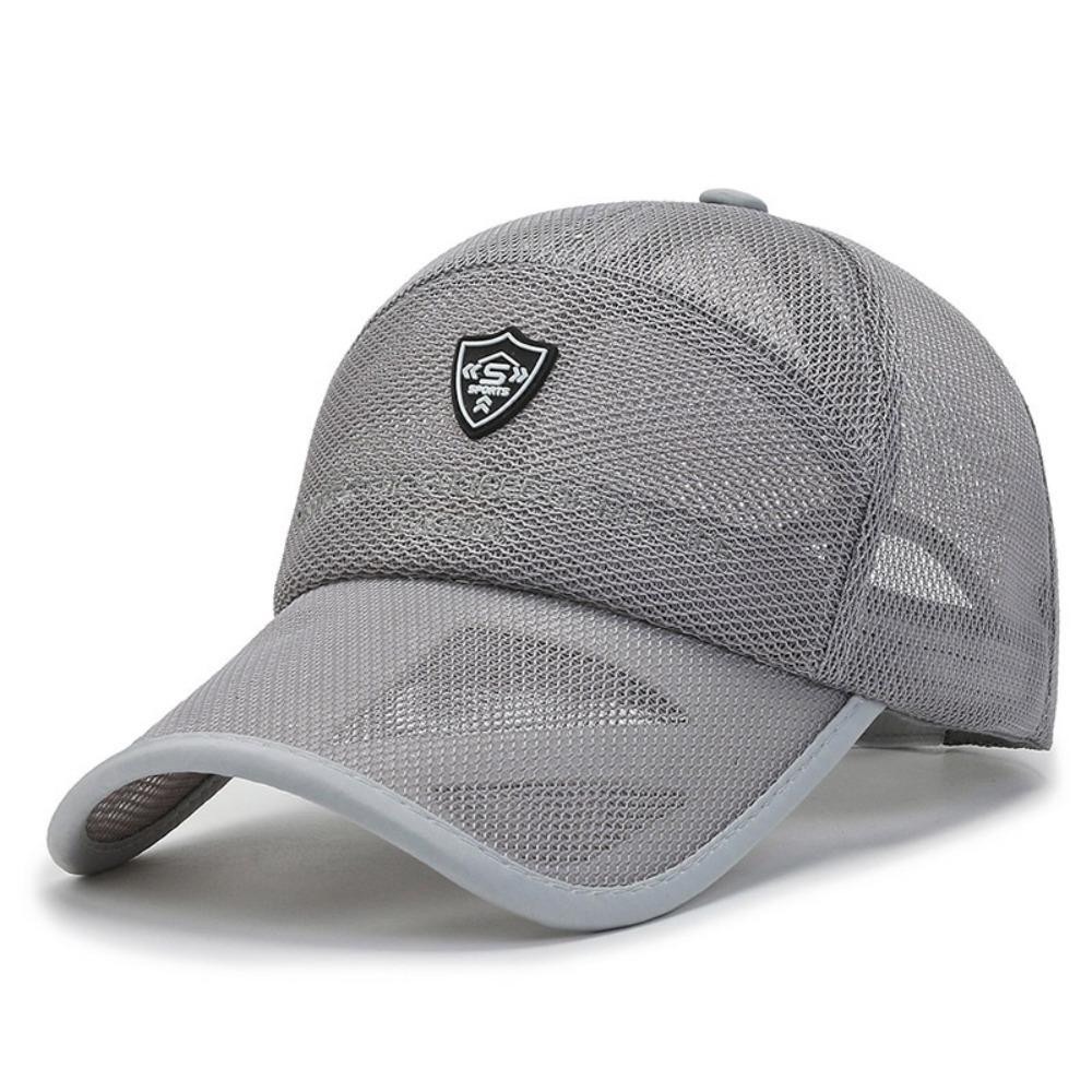Full Mesh Summer Baseball Cap Adjustable Outdoor Sports Hats  For Man Women Unisex