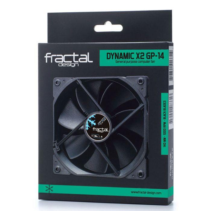 Ventilateur - FRACTAL DESIGN - Dynamic X2 GP-14 - Noir - Performance Silencieuse - Design Moderne