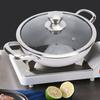 Nonstick Frying Pan Dishwasher Safe Skillet Induction Cooker Gas Range Compatible Double Sided Honeycomb Pan With Lid 316
