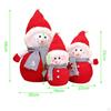 Christmas Decor Snowman Dolls Tabletop Ornaments Family