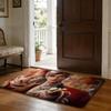 Floor Mat Soft Flannel Rug Non-Slip Absorbent Mat for Bathroom Bedroom Home Decor Anime Deep Love S-Sylus