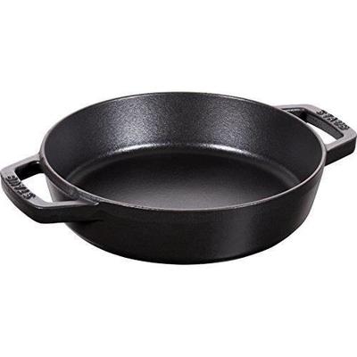 Cast Iron Pan - STAUB - 40511-659-0 - Matte Black - 20 Cm - All Heat Sources Including Induction
