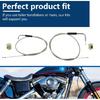 New Stainless Steel Throttle and Idle Cable Set 56579-02A Kit Fit for Harley-Davidson Sportster 1200 Custom XL1200C 2002 2003 2004 2005 2006 2007