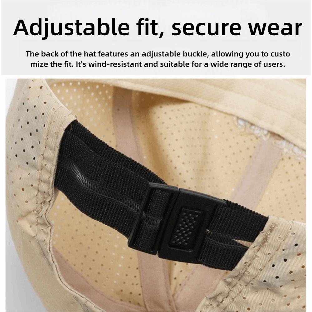 Sun Protection Quick-Drying Hat Letter Embroidery Baseball Cap Casquette Peaked Cap For Women Men
