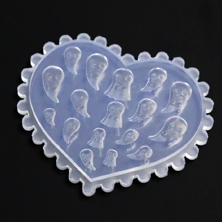 Nail Art Molds Resin Silicone Nail Art Casting Molds 3D Nail Charms Casting Mold