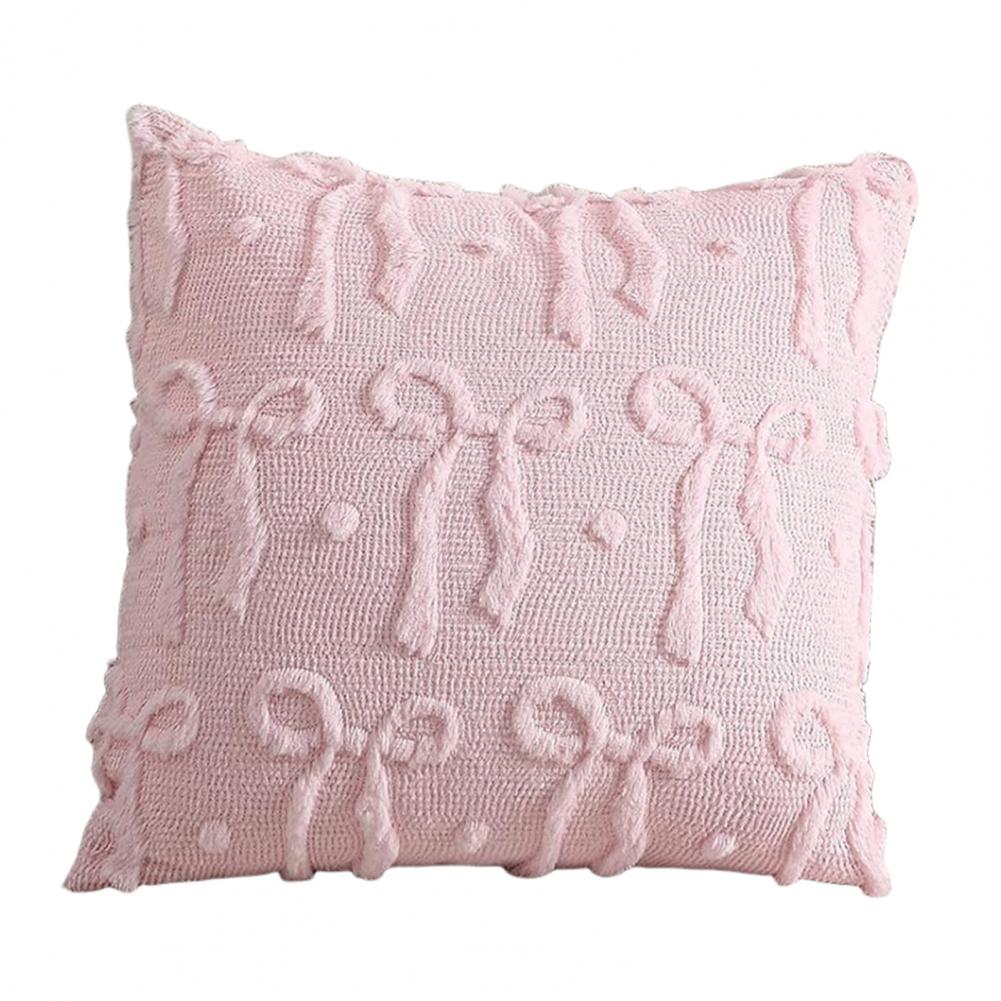 Christmas Pillow Cover 18x18 Holiday Throw Pillowcase Festive Christmas Plush Pillow Cover for Sofa Bedroom Room Decor