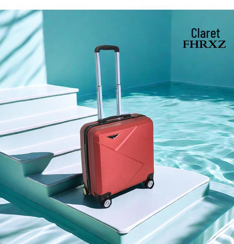 18" Carry-on Travel Suitcase with Universal Wheels and Lock, Sturdy Trolley Case for Students, 20" Version Available