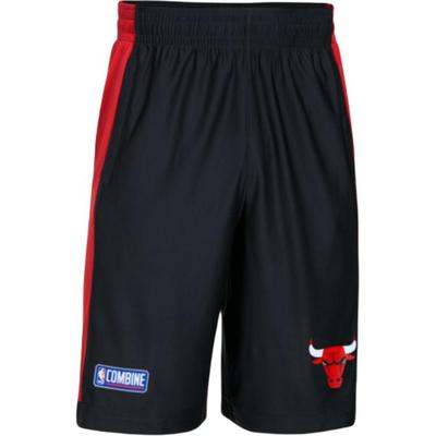 Color Block Logo Print Freizeit Sportshorts Herren Shorts Schwarz Rot 1301514-005