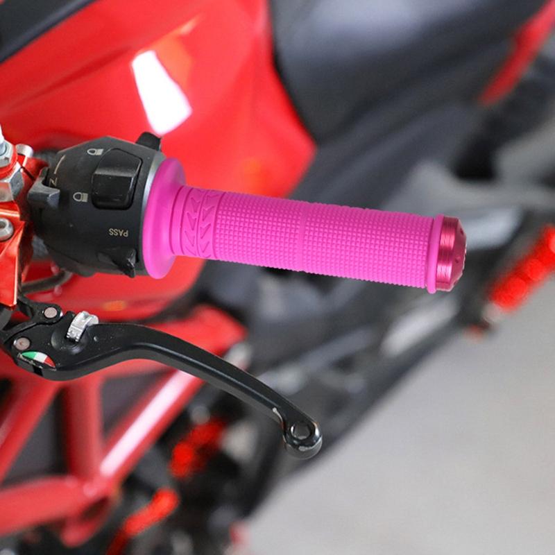 Scootor Motorcycle 7/8" 22mm Handlebar Hand Grips Rubber Handle Bar Comfortable