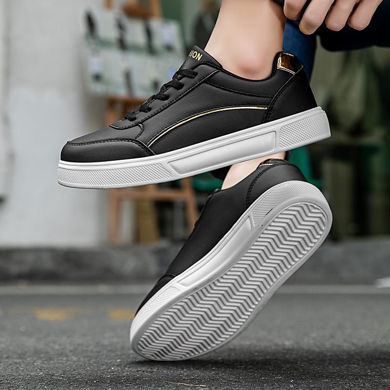 Four Seasons New Men's Trendy Shoes for Casual Sports Simple, Comfortable Wear Resistant Men's Shoe Couple's Skateboarding Shoes