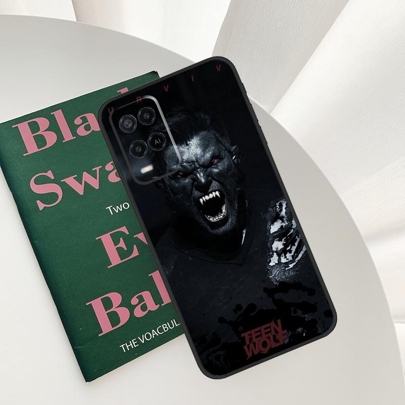 Pouzdro Teen Wolf pro Oppo A58 A78 A98 A15 A16 A17 A52 A72 A76 A96 A54 A74 A94 A57 A77 A54S A57S Kryt