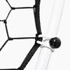 Rebounder Net for Ball Return Practice with a Clear Aiming Area, Polyester Construction and Edge Connection Points for School and Team Training