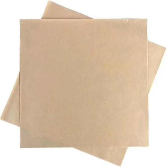 Grease Proof Sandwich Wraps, 12x12 Inch Brown Butcher Paper, 100 Count for Food Packaging